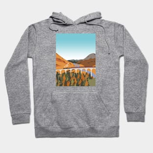 Train on the Glenfinnan Viaduct, Scottish Highlands, Scotland Hoodie